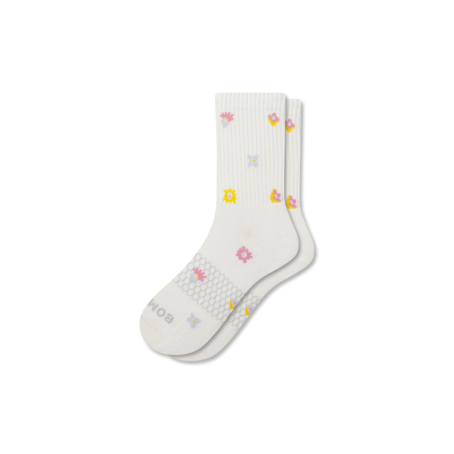 Women’s Garden Party Half Calf Socks - Modern Touch