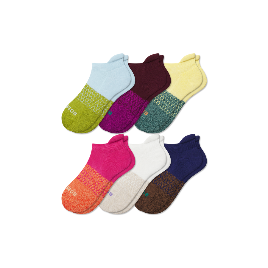 Youth Marl Ankle Sock 6-Pack - Light Cushion