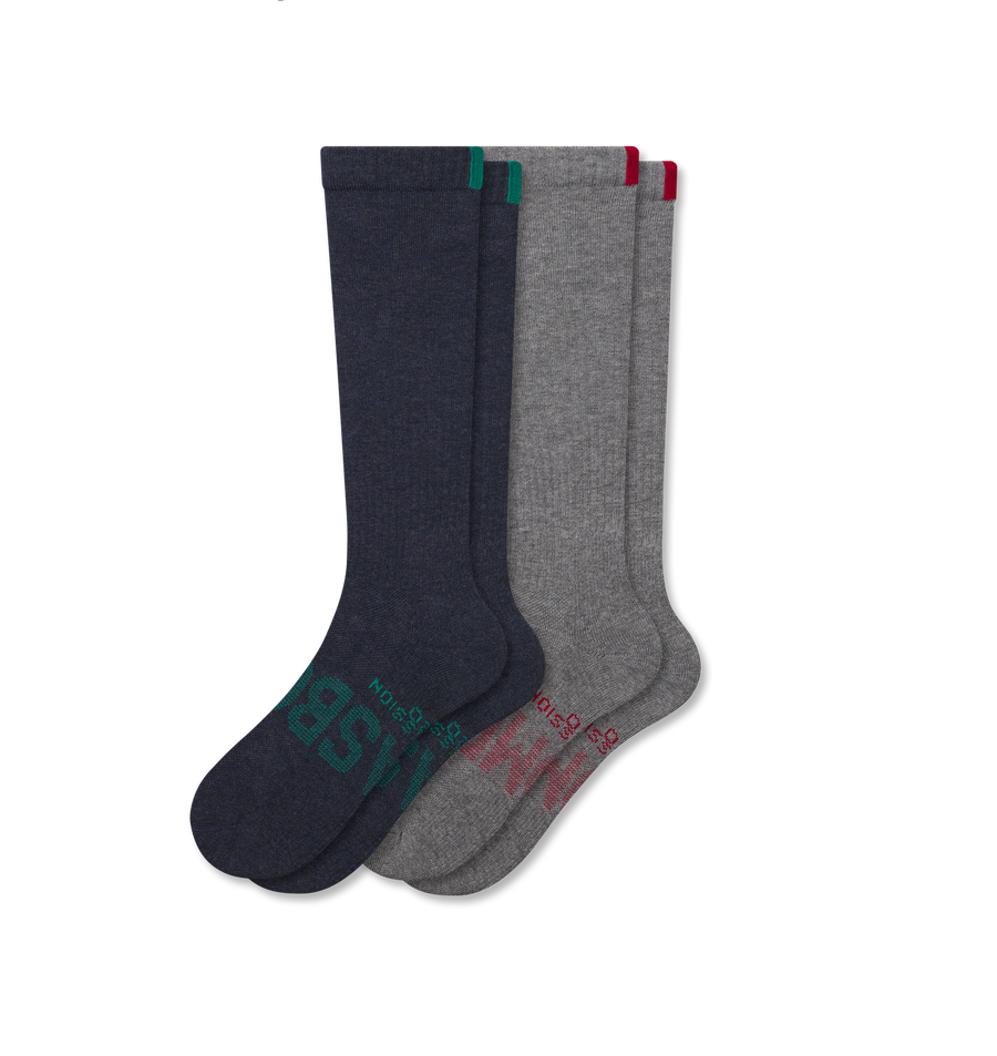 Women’s Knee High Sock 2-Pack Gift Box - Ready Pick