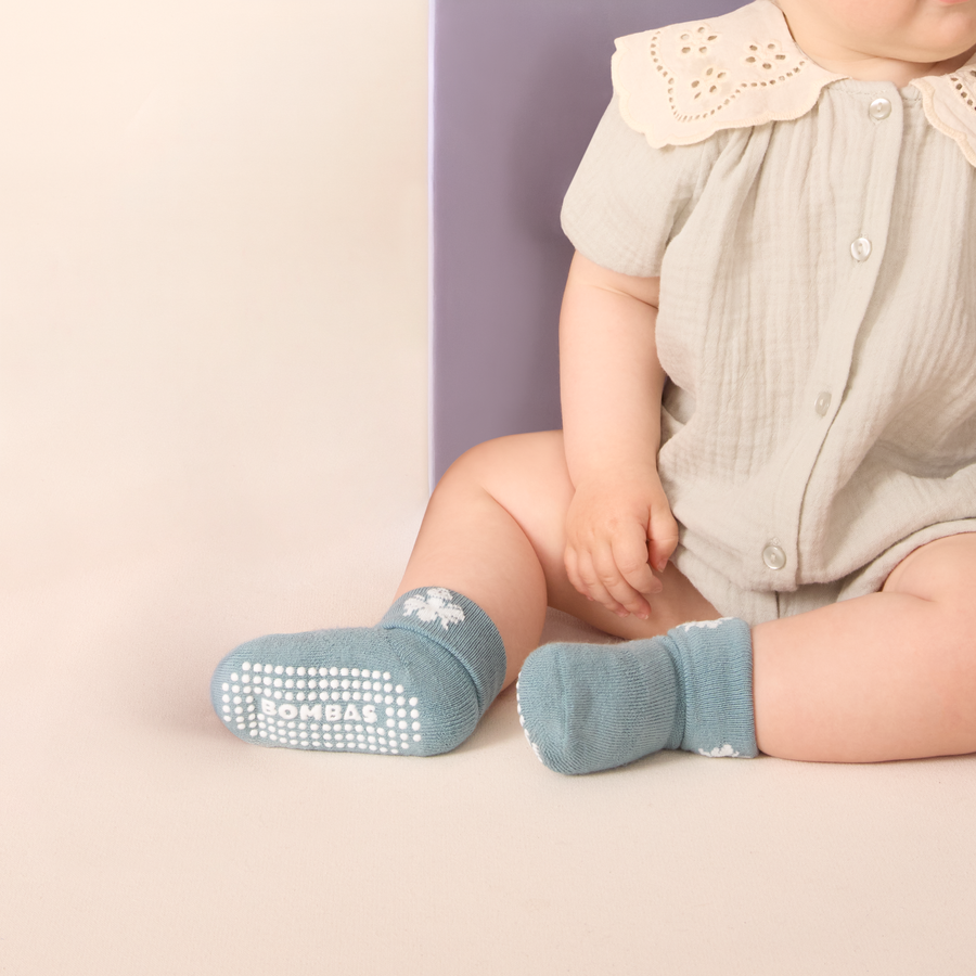 Baby Gripper Sock 4-Pack (6-12 Months) - Light Cushion