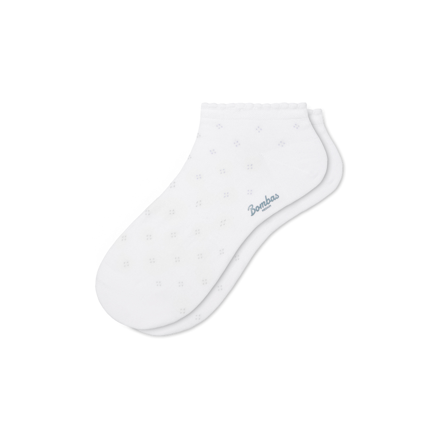 Women’s Scallop Lightweight Ankle Socks - Ready Pick