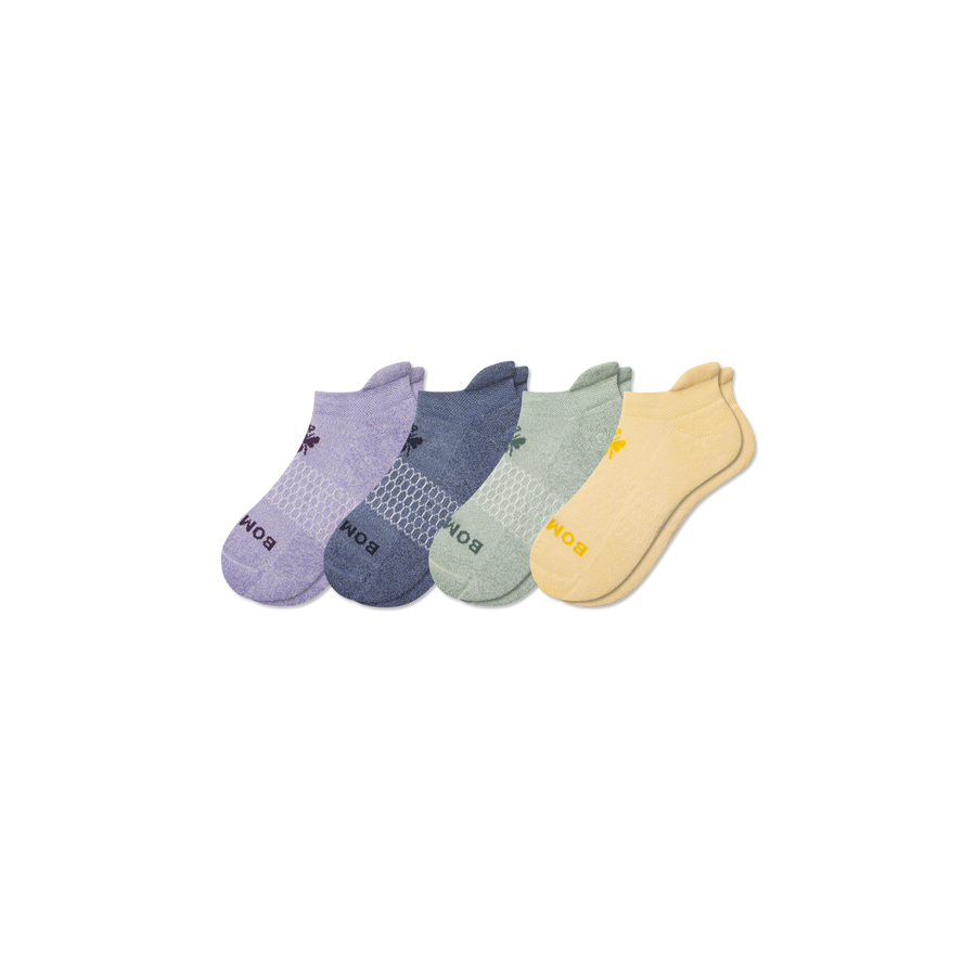 Youth Marl Ankle Sock 4-Pack - Ready Pick