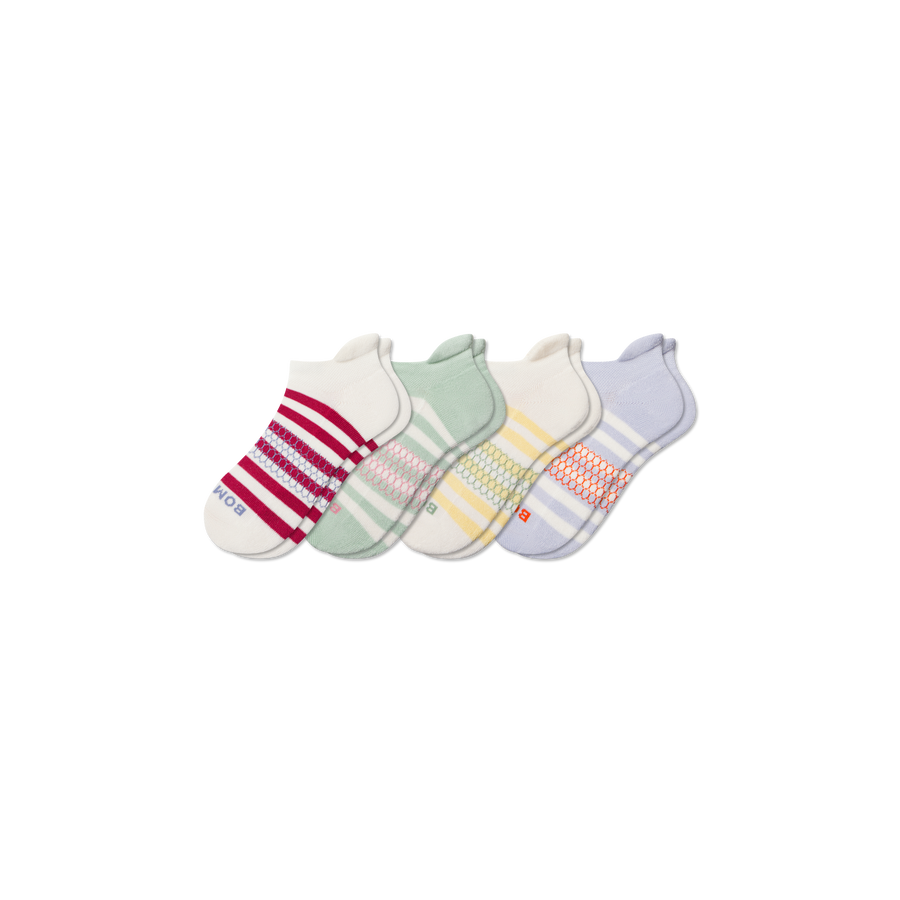 Youth Stripes Ankle Sock 4-Pack - Easy Choice