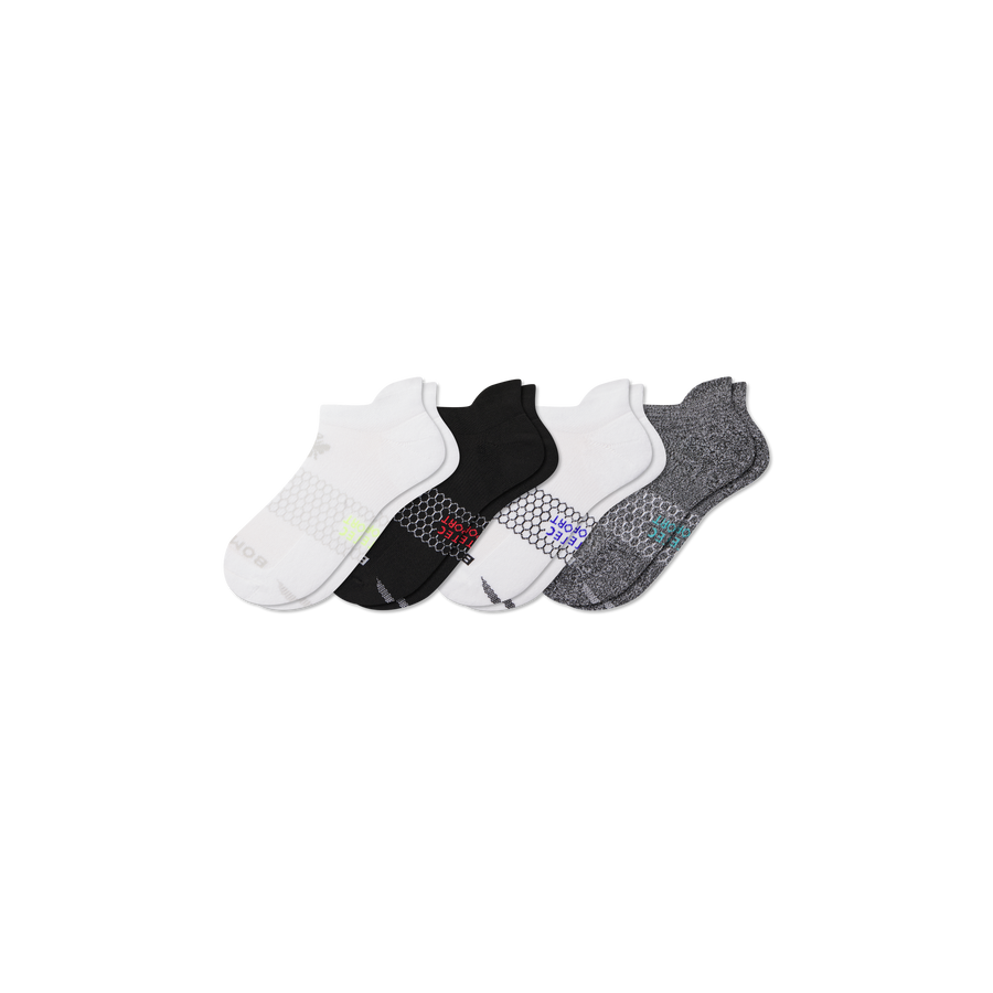 Men's All Sport Ankle Sock 4-Pack - Clean Finish