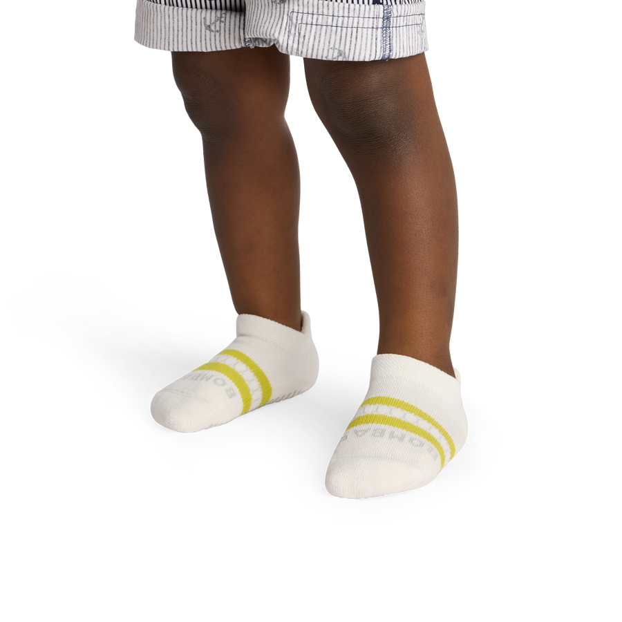 Toddler Solids Gripper Ankle Sock 4-Pack - Ready Pair