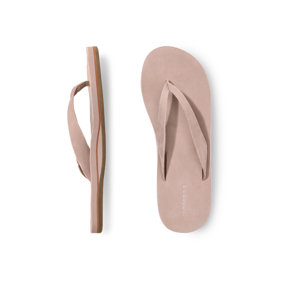 Women's Sunrise Leather Flip Flop - Daily Cushion