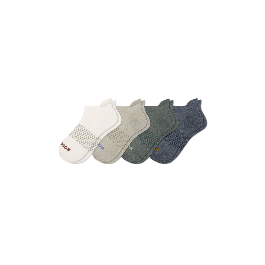 Men's Solids Ankle Sock 4-Pack - All Day Fit