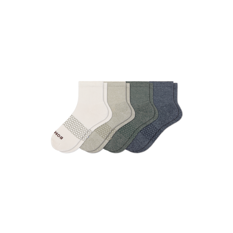 Men's Quarter Sock 4-Pack - Daily Cushion