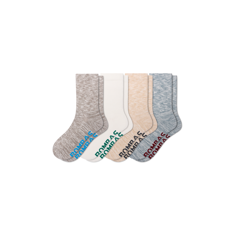 Men's Summer Ragg Half Calf Sock 4-Pack - Light Cushion