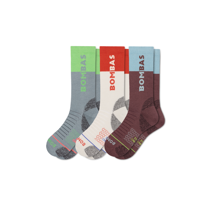 Women's Merino Wool Blend Hiking Calf Sock 3-Pack - Easy Choice