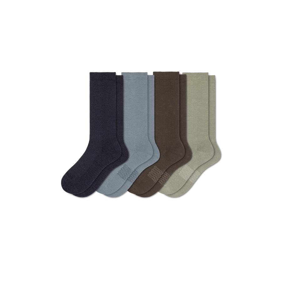 Men's Modern Rib Calf Sock 4-Pack - Fresh Choice