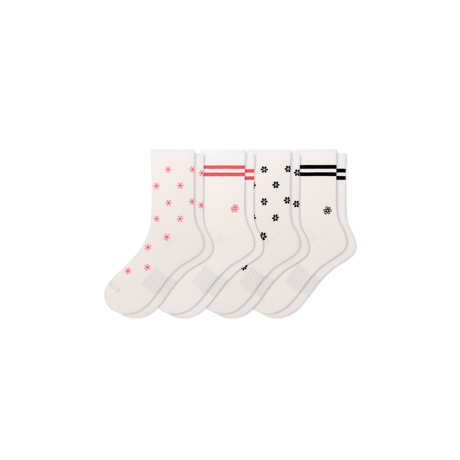 Women's Modern Rib Half Calf Sock 4-Pack - Easy Pair