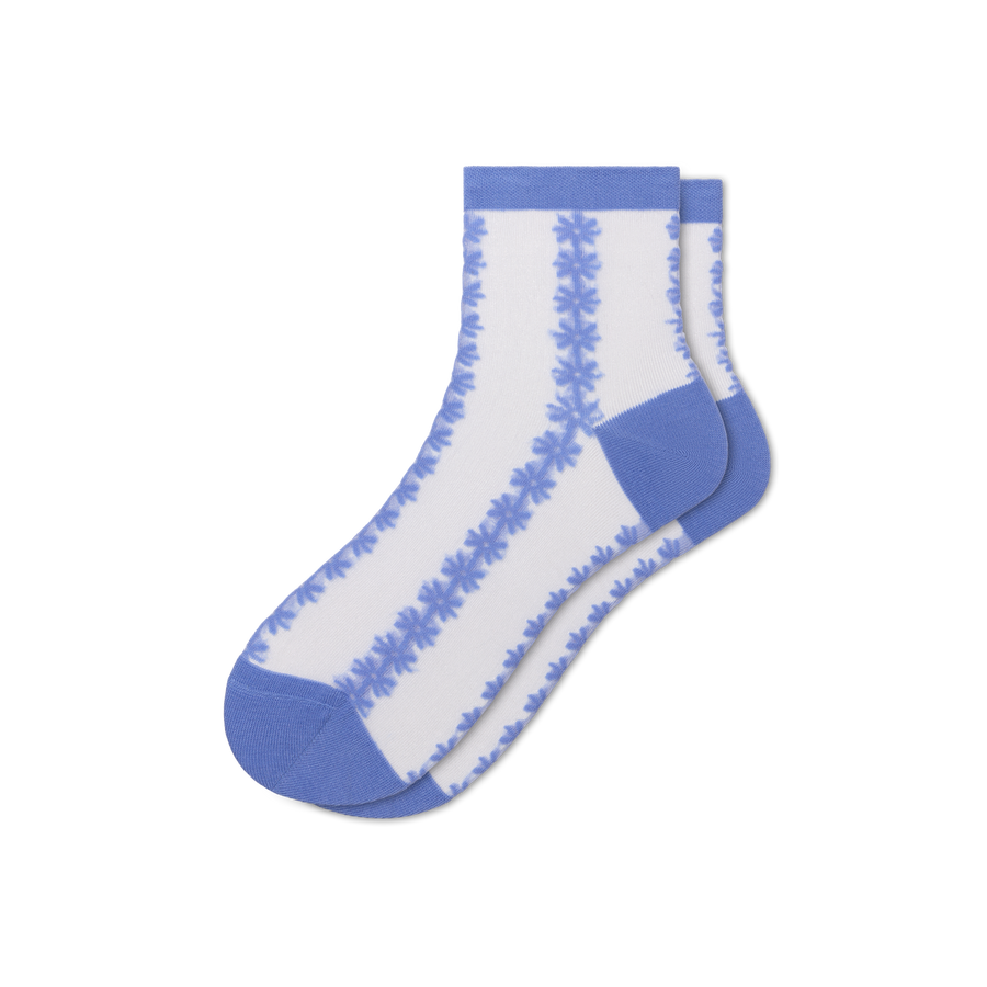 Women’s Sheer Quarter Socks - Modern Touch