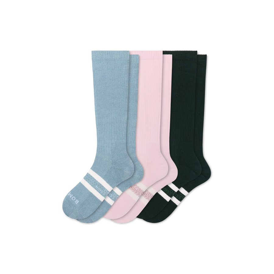 Women's Knee High Sock 3-Pack (15-20mmHg) - Ready Pair