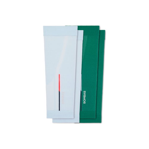 Performance Compression Calf Sleeves - Green Mist Mix L [11544]