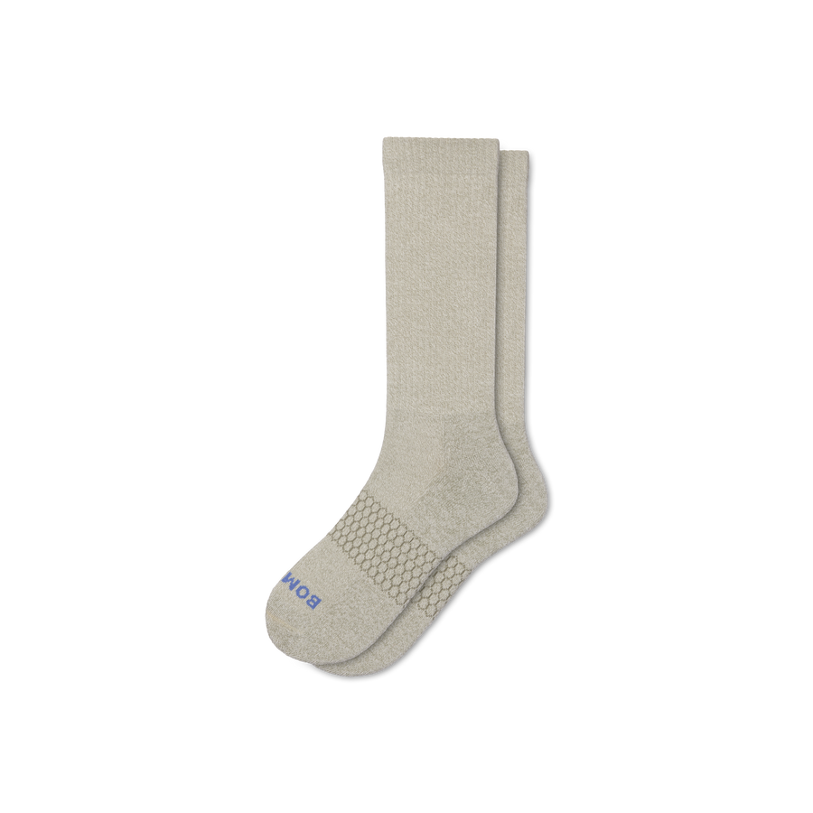 Men's Marl Calf Socks - Simple Style