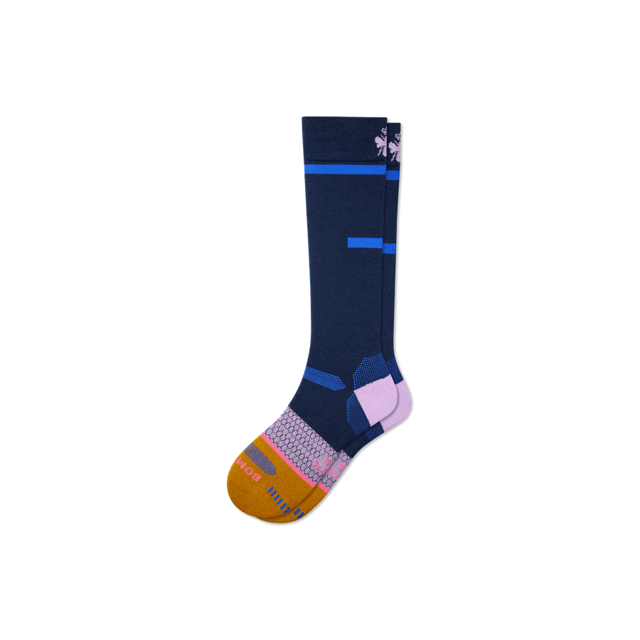 Men's Zero-Cushion Merino Wool Blend Ski & Snowboard Socks - Fresh Step