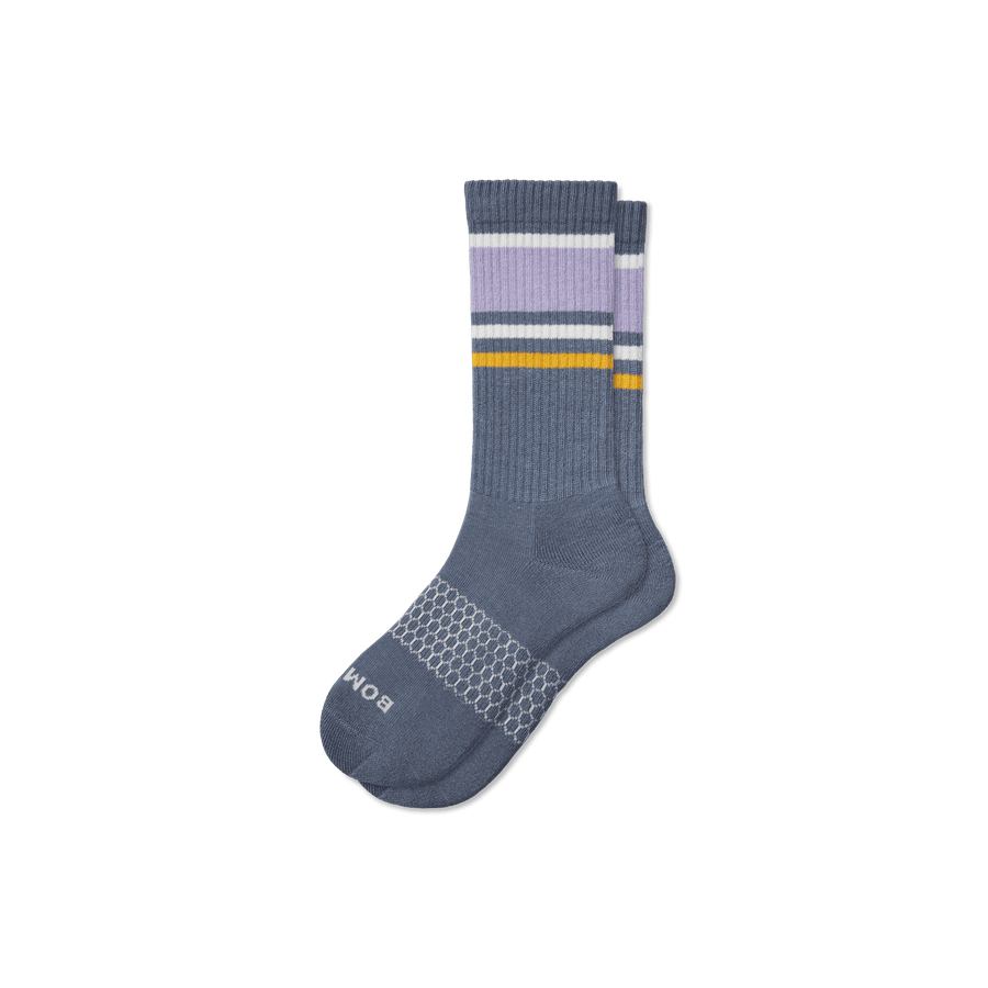Men's Stripes Calf Socks - Ready Pair