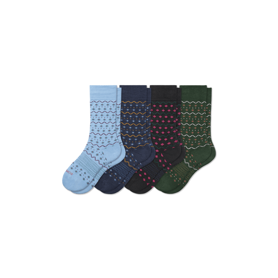 Youth Dress Calf Sock 4-Pack - Essential Ready