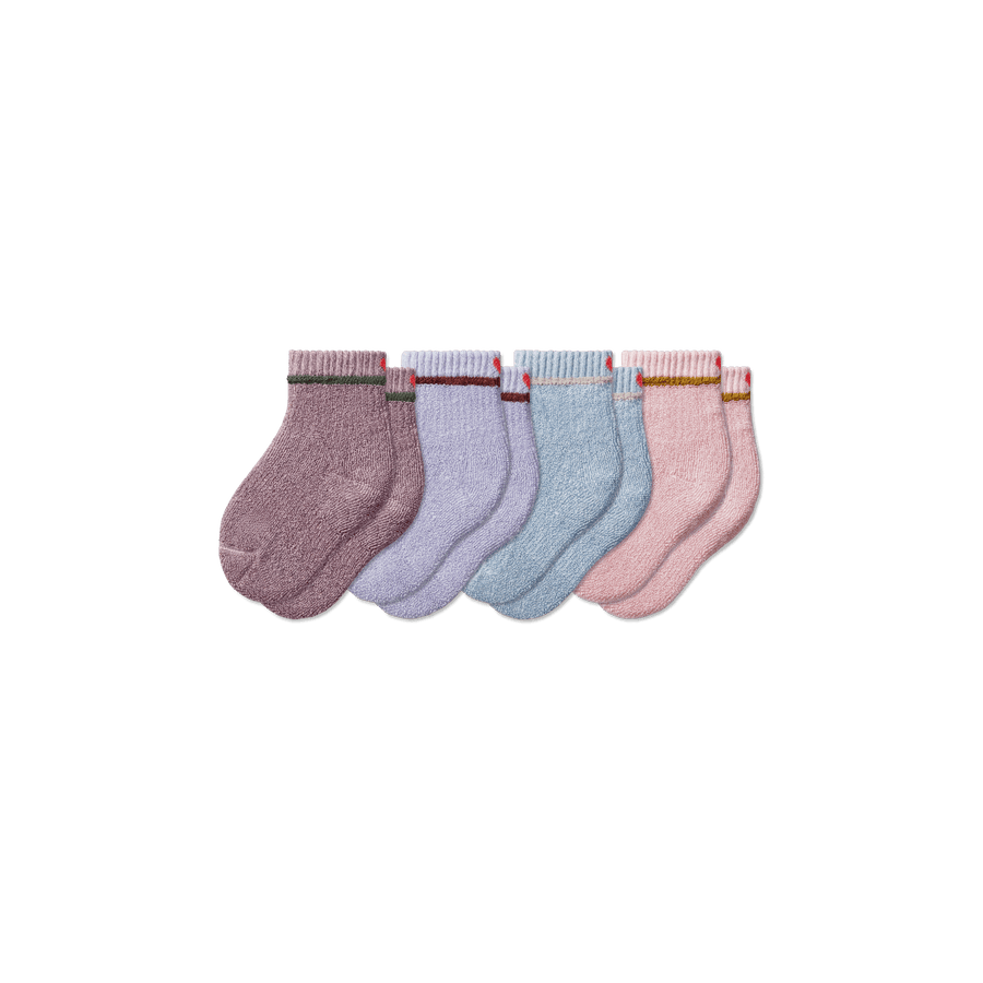 Toddler Terry Calf Sock 4-Pack - Light Cushion