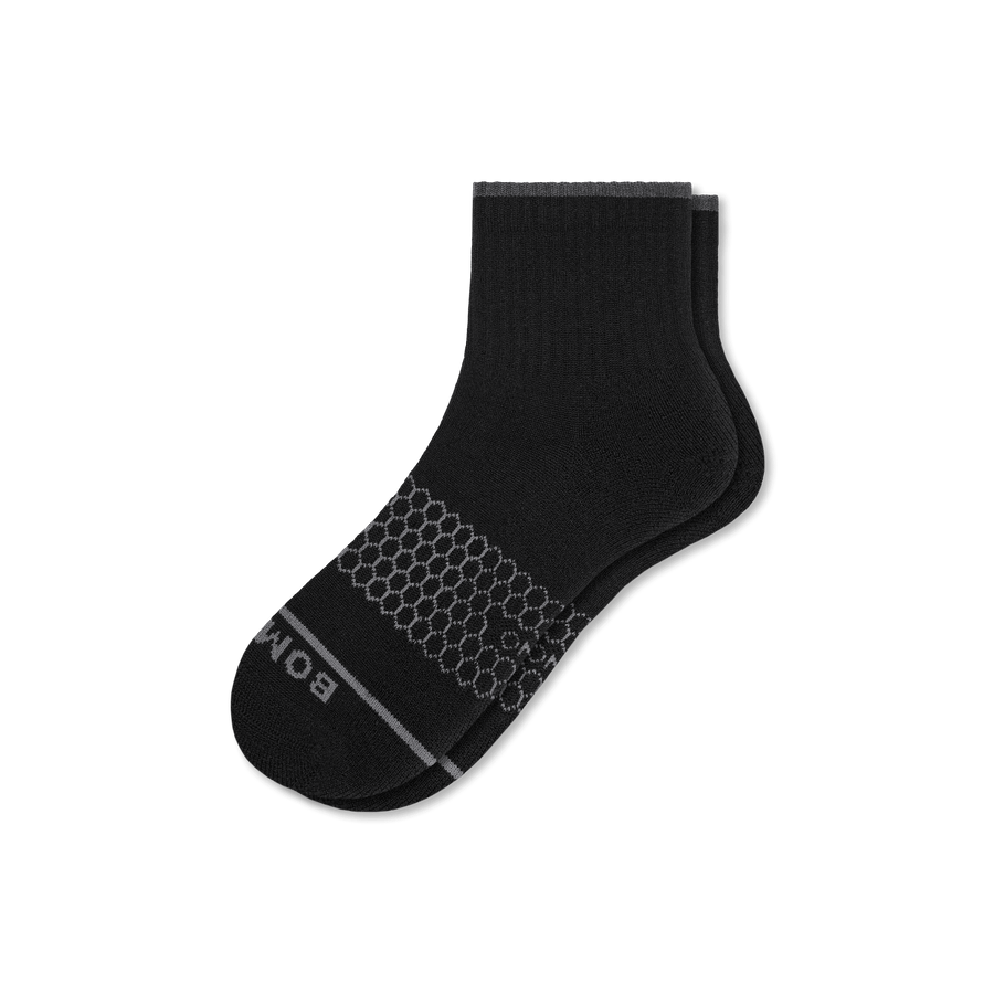 Men's Merino Wool Blend Quarter Socks - Fresh Step