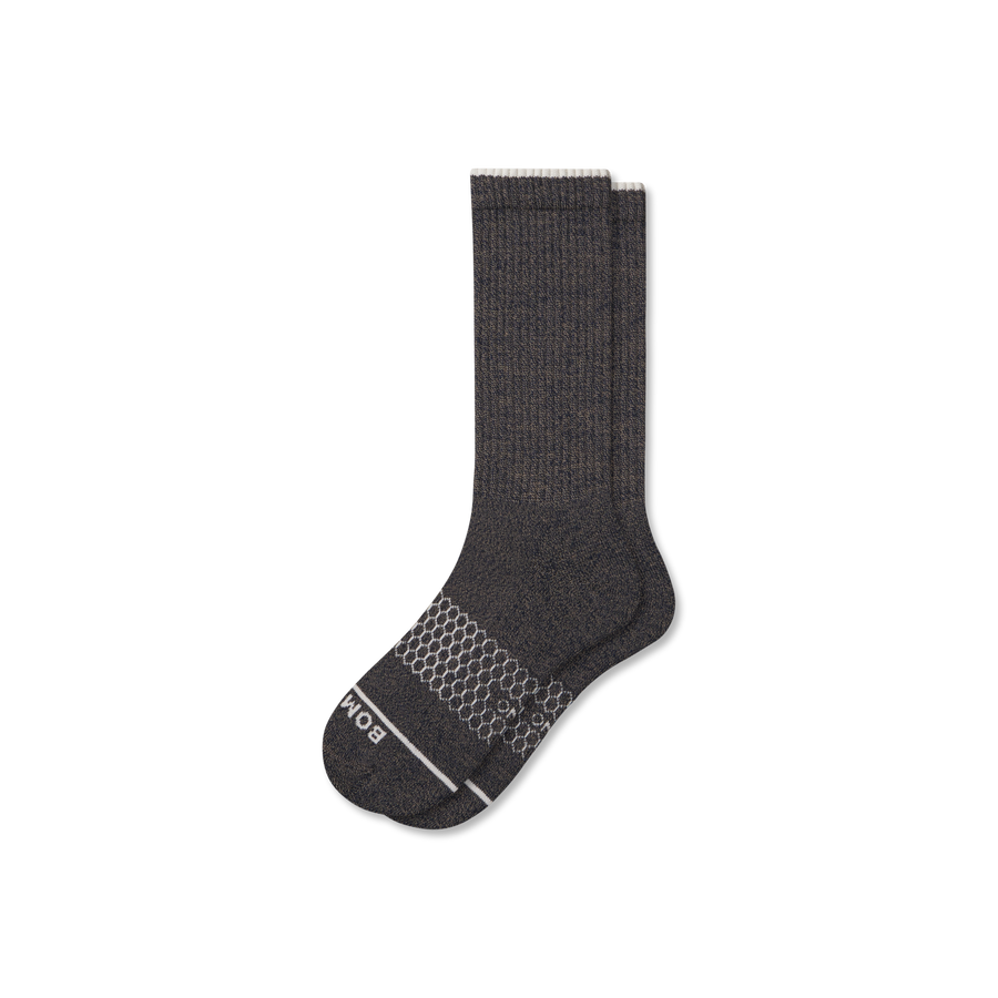 Men's Merino Wool Blend Calf Socks - Daily Cushion