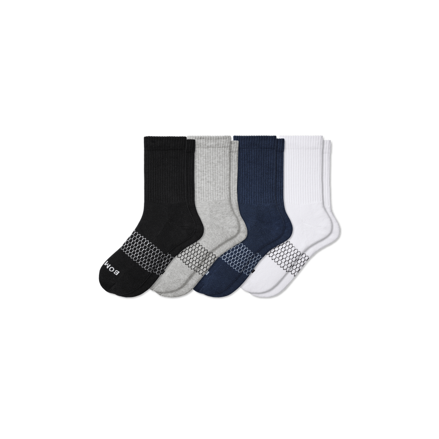 Men's Solids Half Calf Sock 4-Pack - Ready Pair
