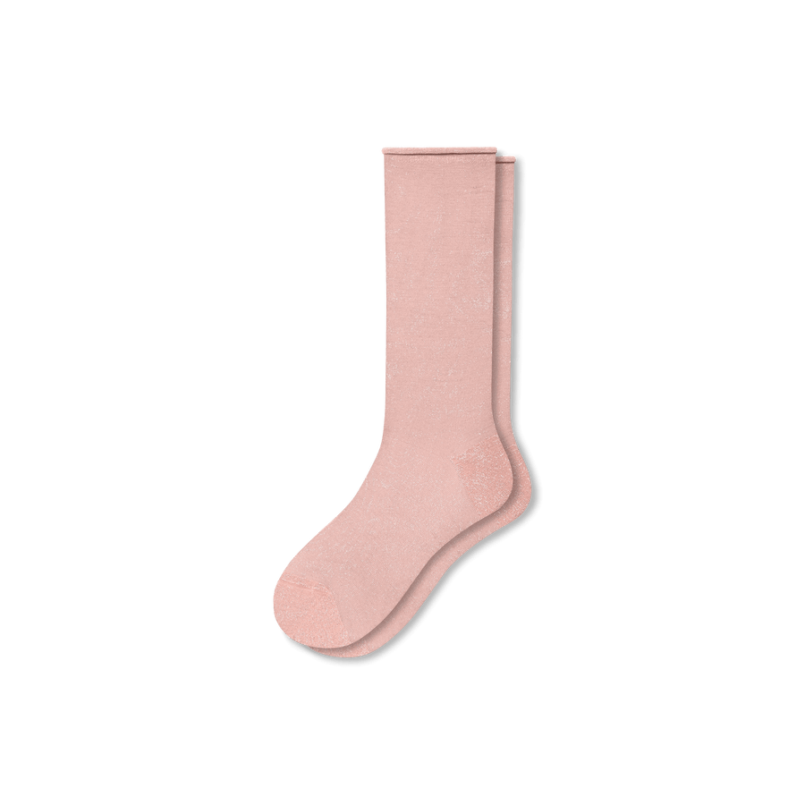 Women’s Sheer Sparkle Calf Socks - All Day Fit