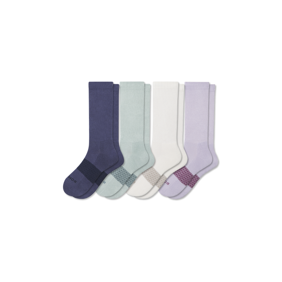 Women's Solids Calf Sock 4-Pack - Travel Pair