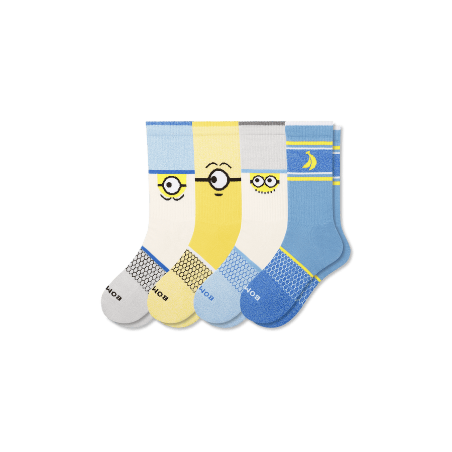 Minions Calf Sock 4-Pack - Travel Pair