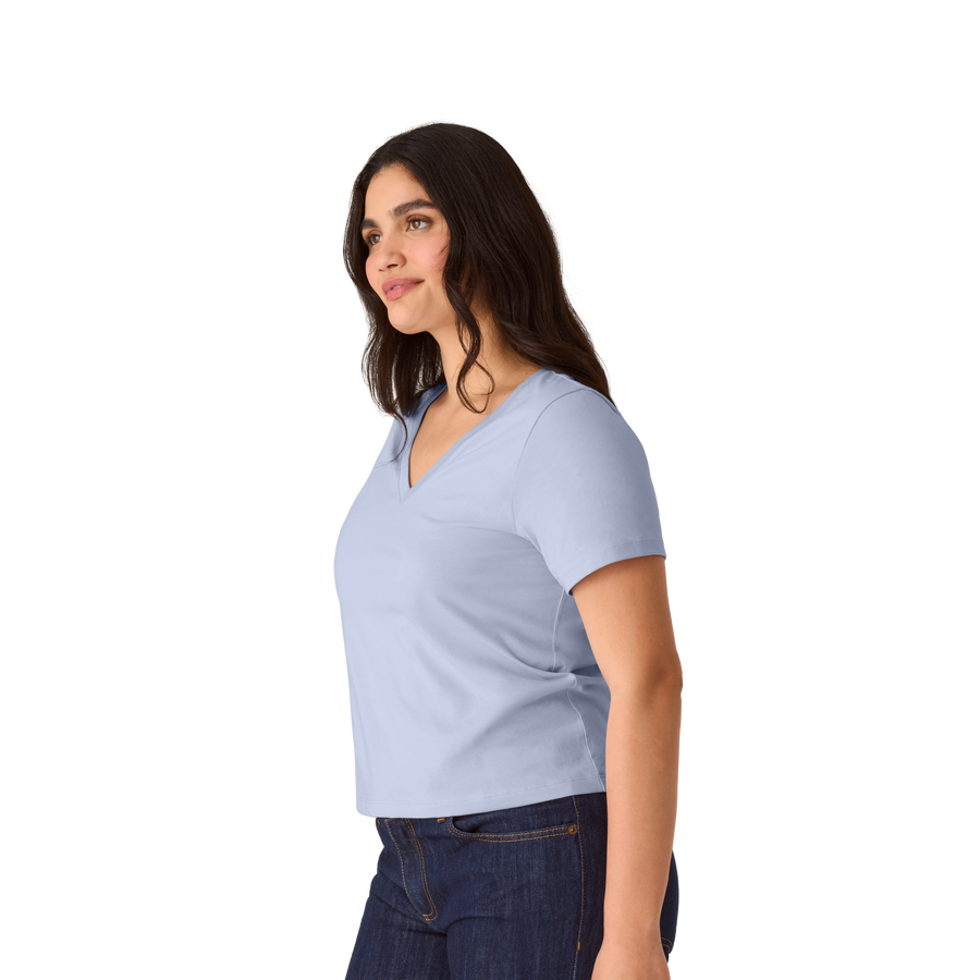 Women's Pima Cotton V-Neck T-Shirt - Daily Pick