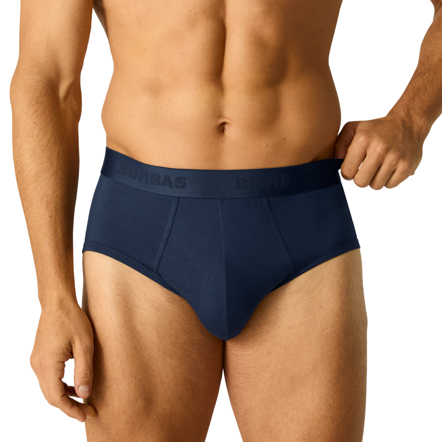 Men's Cotton Modal Blend Flyless Brief - Modern Touch