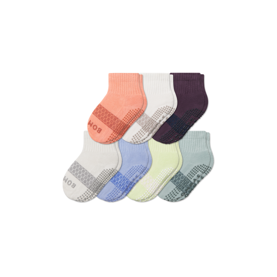 Toddler Week of Bombas Gripper Calf Sock 7-Pack - All Day Fit