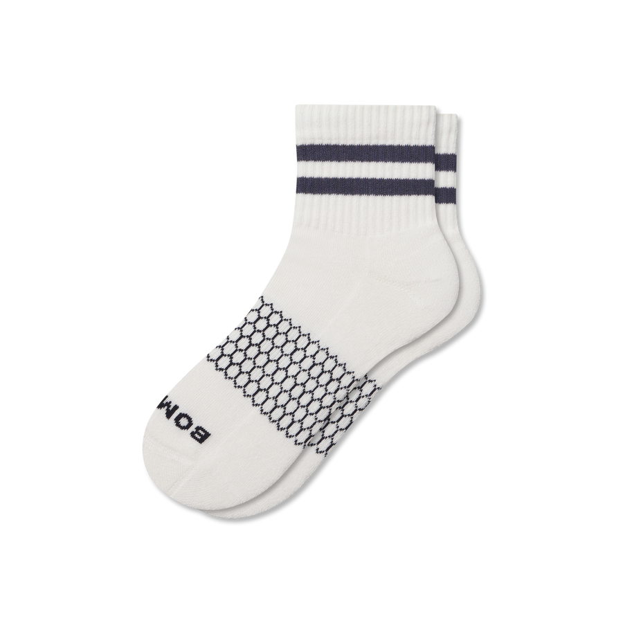 Men's Vintage Stripes Quarter Socks - Easy Pair
