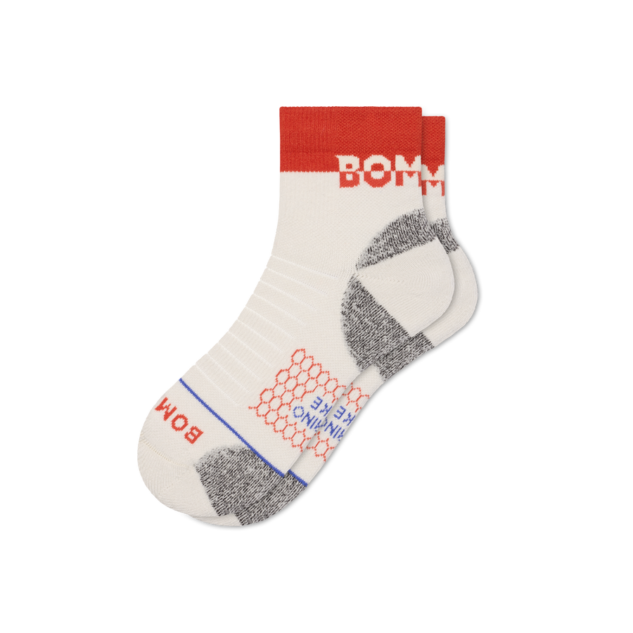 Women's Merino Wool Blend Hiking Quarter Socks - Soft Step