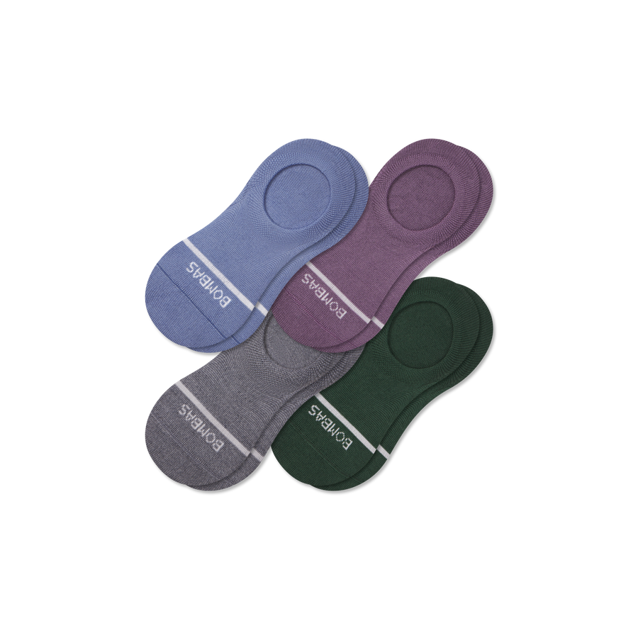 Women's Merino Wool Blend No Show Sock 4-Pack - Classic Ready
