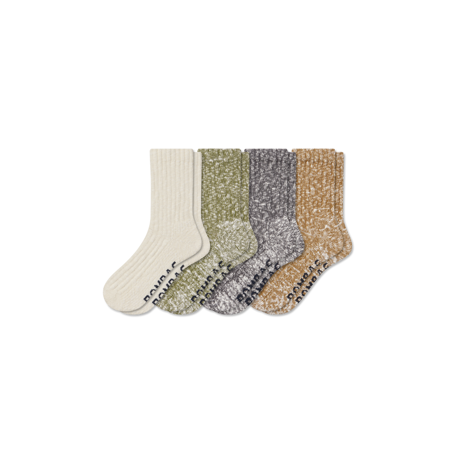 Women's Chunky Ragg Half Calf Sock 4-Pack - Ready Pick