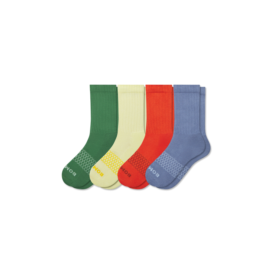 Youth Solids Calf Sock 4-Pack - Easy Pair