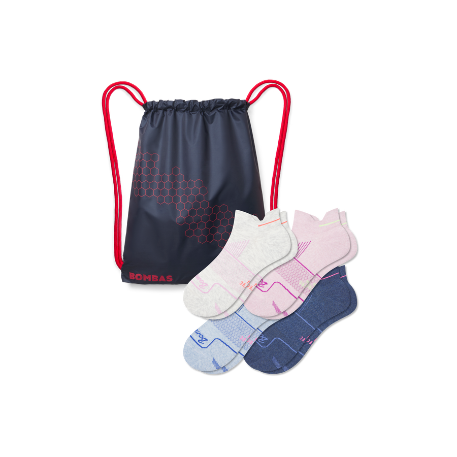 Women's Run Ankle Sock 4-Pack Gift Bag - Light Cushion