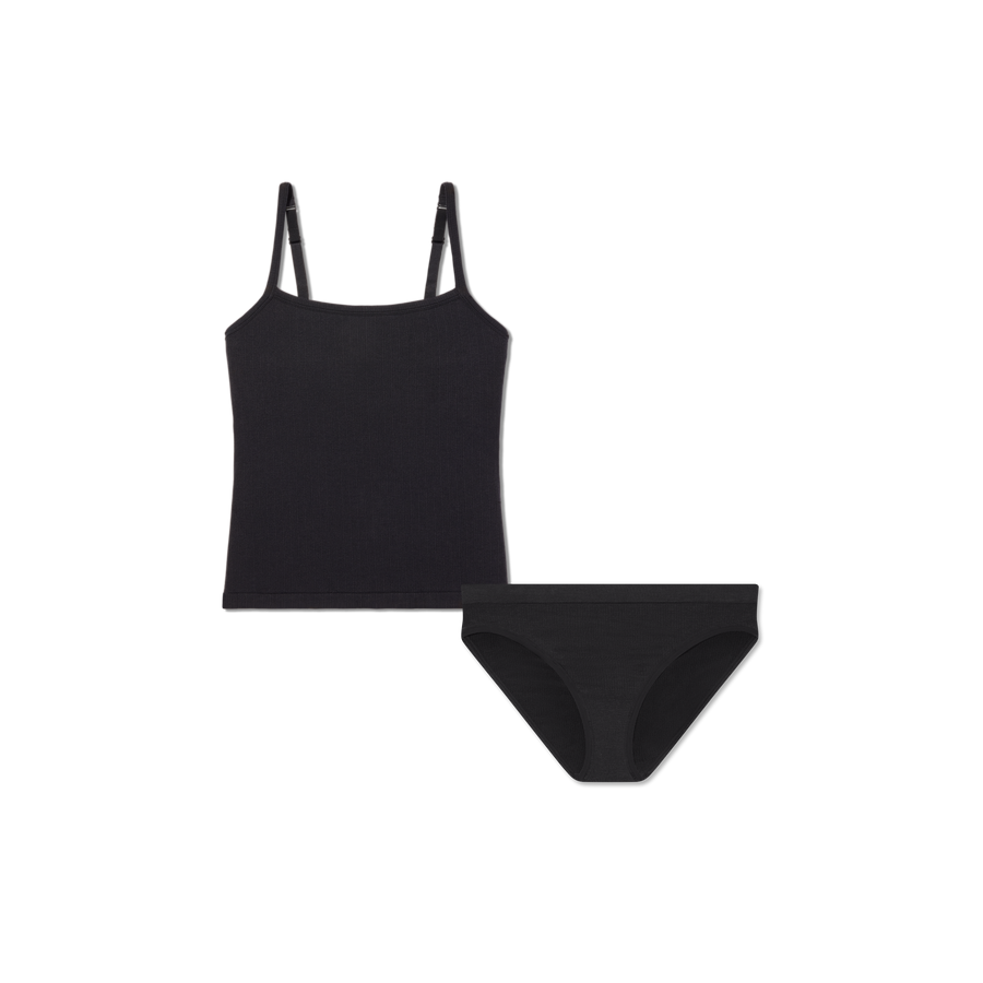 Women's Built-In Bra Seamless Cami + Bikini Pack - Smooth Fit