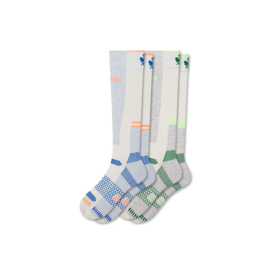 Men's Mid-Cushion Merino Wool Blend Ski & Sock 2-Pack - Ready Pair