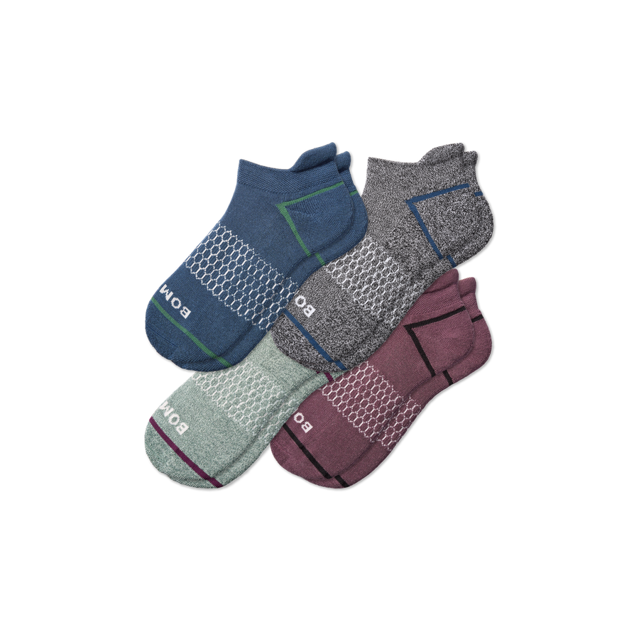 Men's Border Stripe Ankle Sock 4-Pack - Fresh Choice