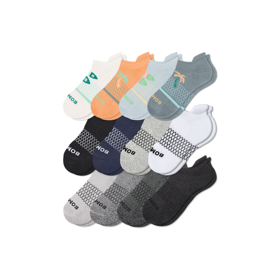 Youth Ankle Sock 12-Pack - Simple Style