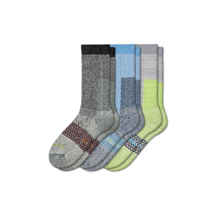 Women's All-Purpose Heavy Duty Calf Sock 3-Pack - Simple Style