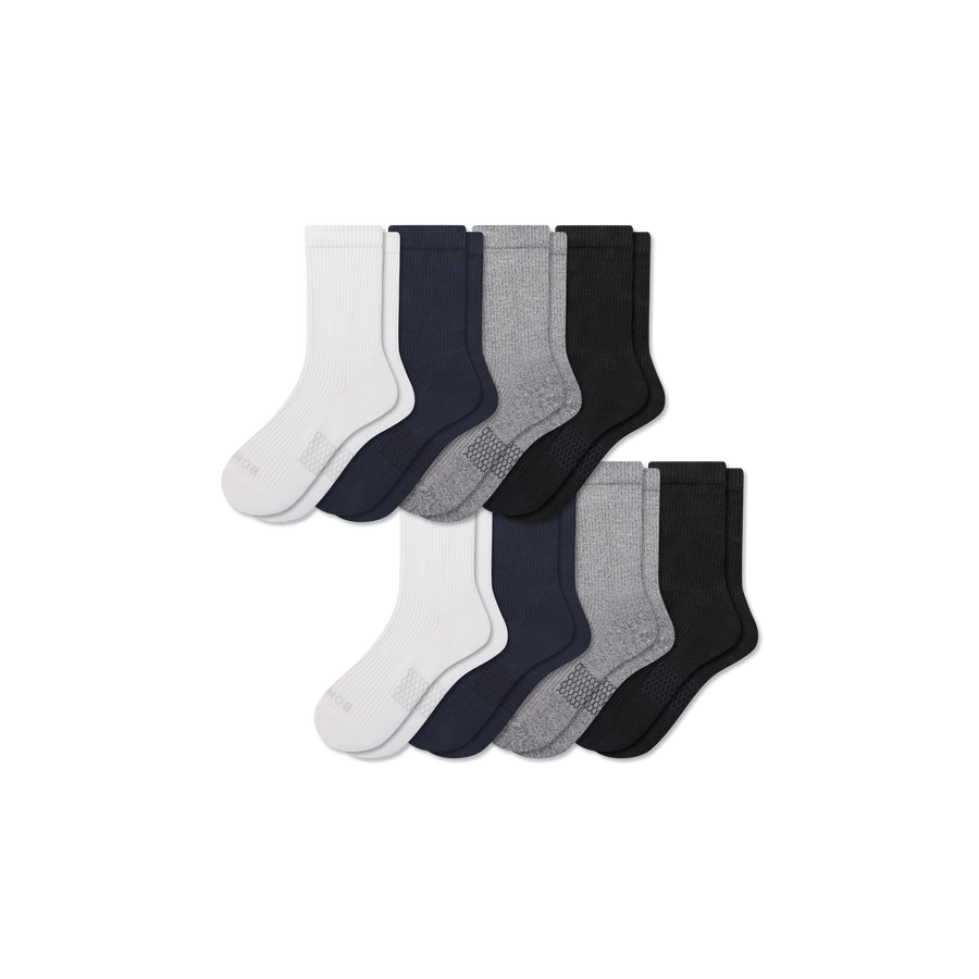 Women's Modern Rib Half Calf Sock 8-Pack - Easy Pair