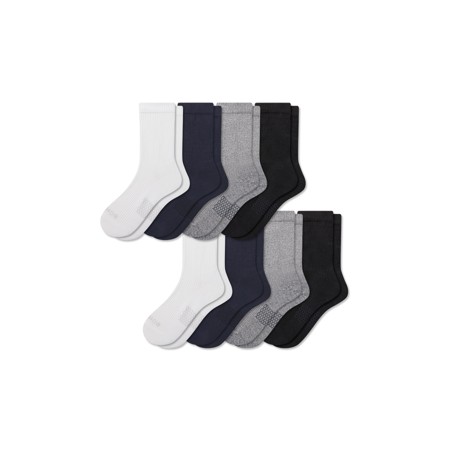 Men's Modern Rib Half Calf Sock 8-Pack - Easy Choice
