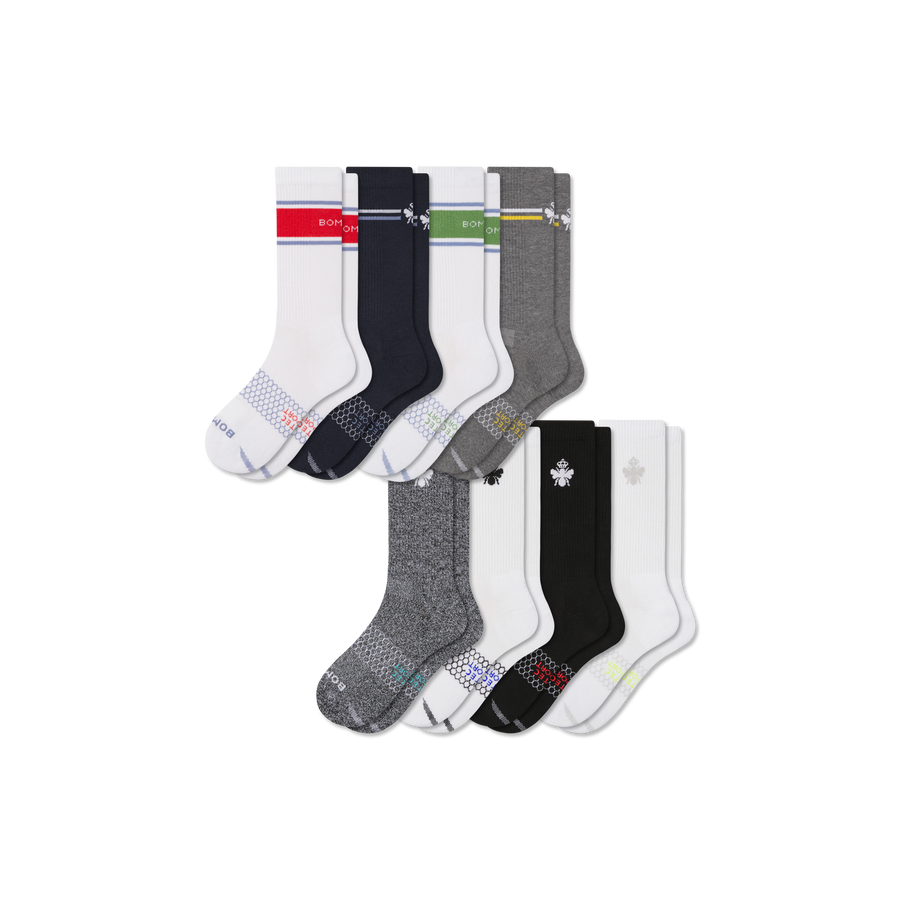 Women's All Sport Calf Sock 8-Pack - Daily Cushion