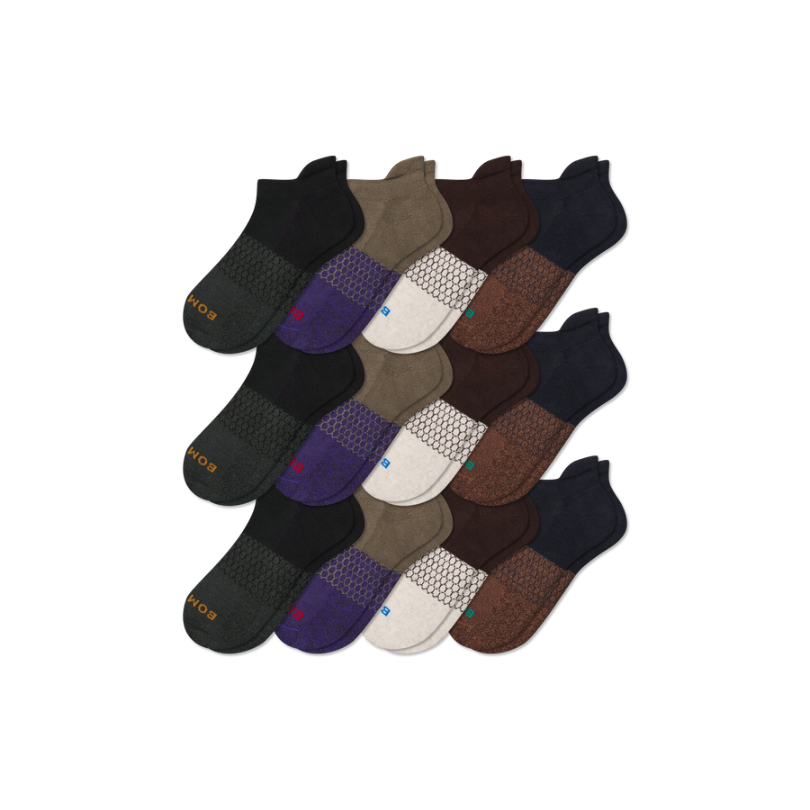 Men's Marl Ankle Sock 12-Pack - Premium Pick