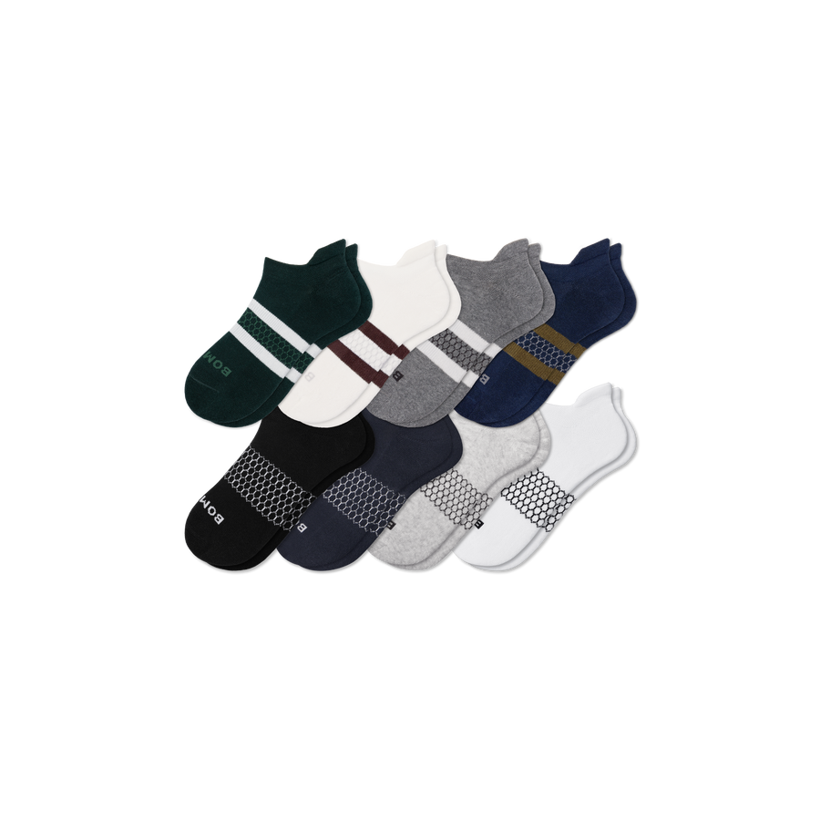 Men's Solids Ankle Sock 8-Pack - Ready Pair