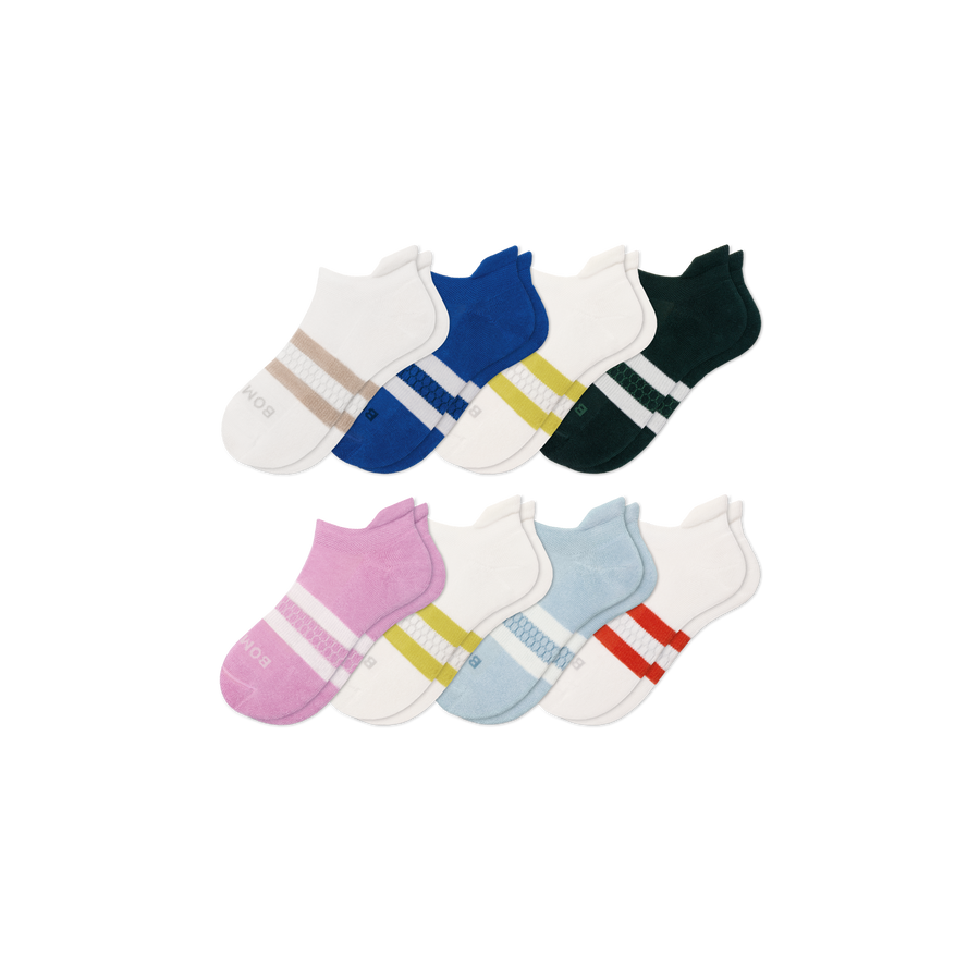 Youth Ankle Sock 8-Pack - Simple Style